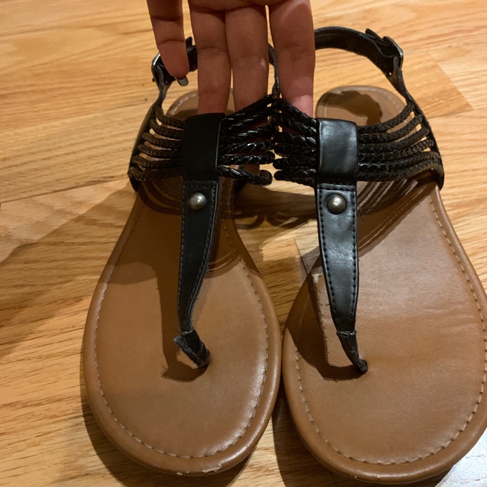 Black sandals